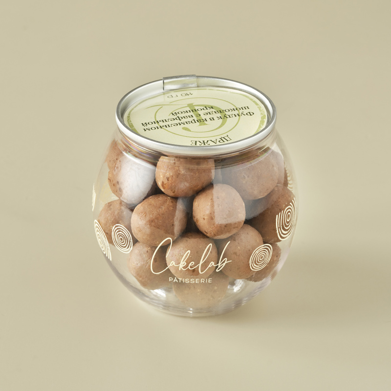 Vafli ushoqli sutli shokoladli funduk