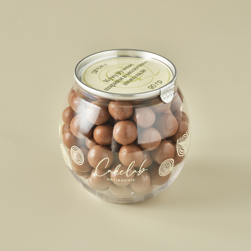 Corn Puffs in Milk Chocolate