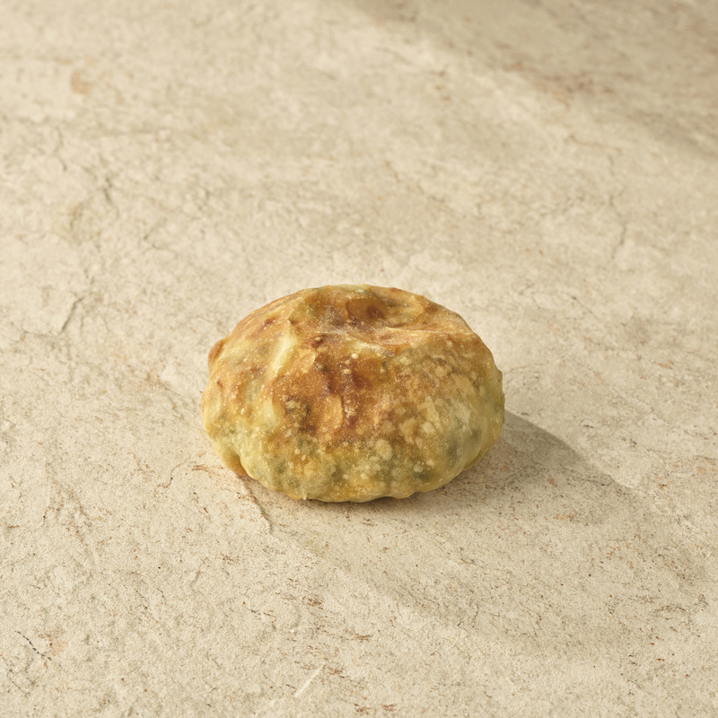 Thin Dough with Greens