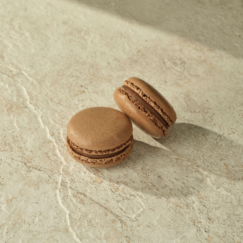 Chocolate Ice Cream Macaron