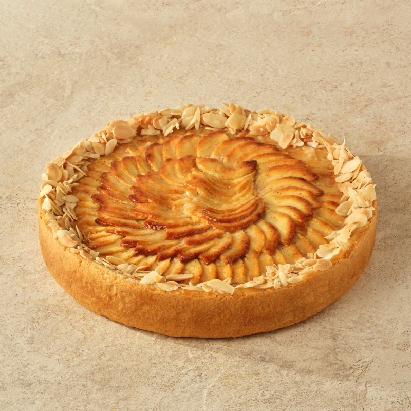 Яблочно-сметанный пирог (круглый)