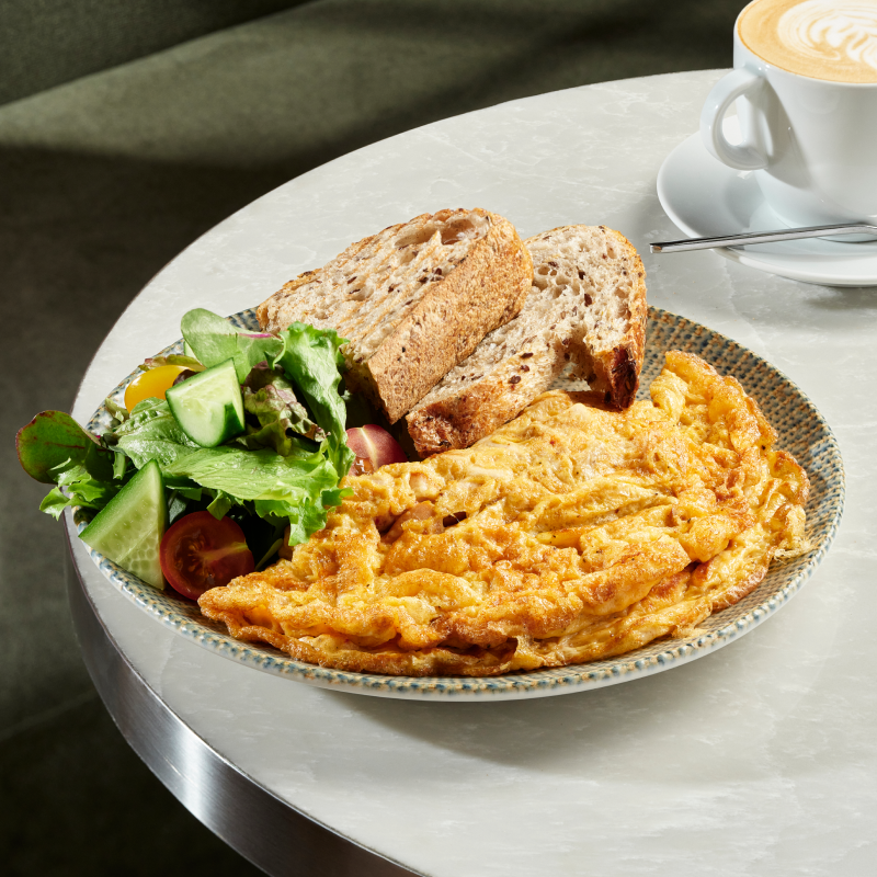 Омлет с курицей