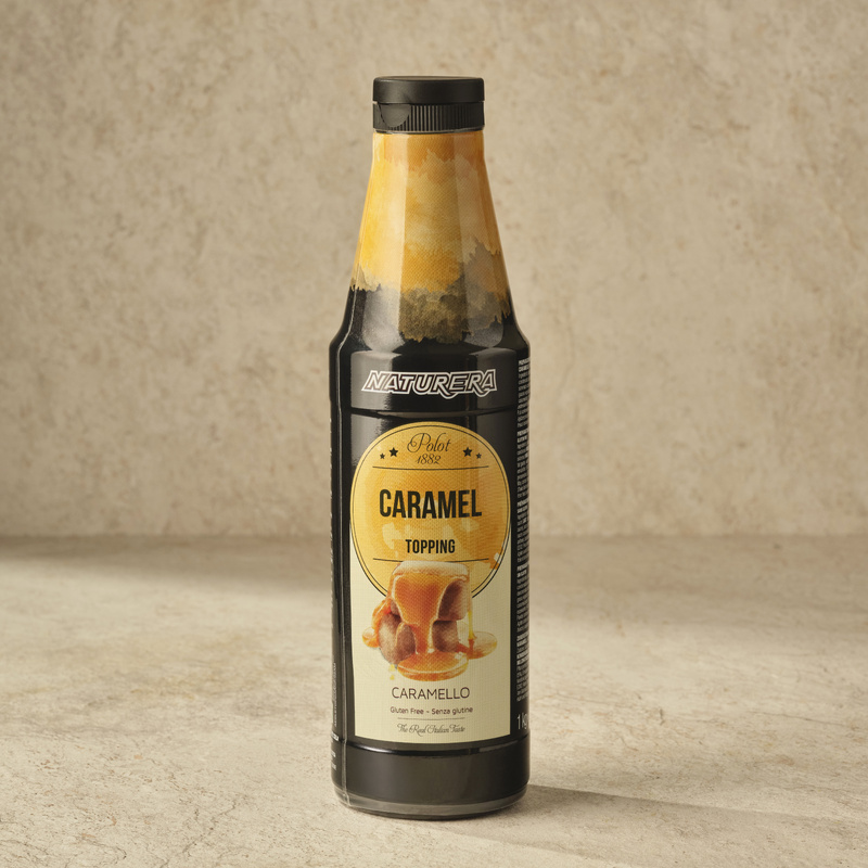 Karamel ta’mli topping