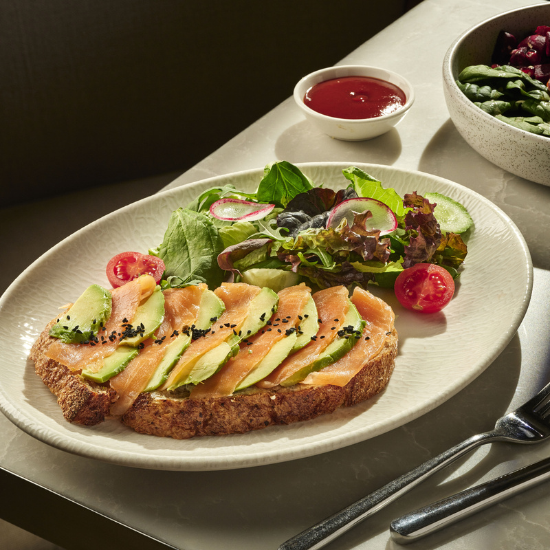 Тартин с лососем