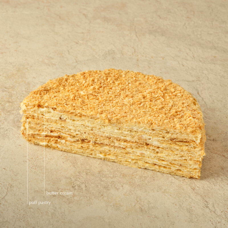 Caramel Napoleon Cake