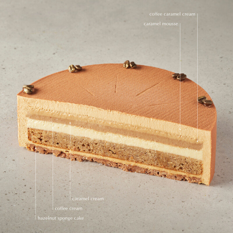 Cappuccino Caramel Cake